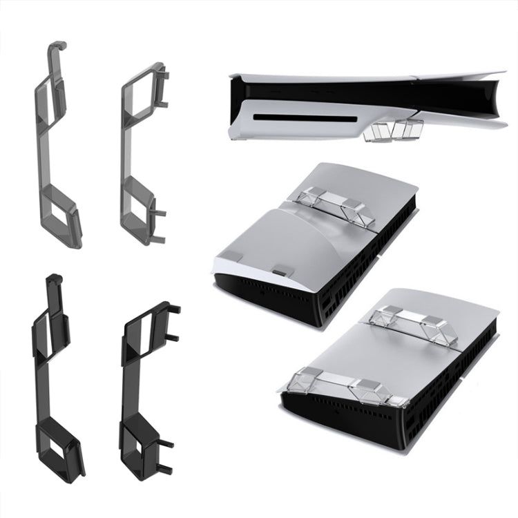 For Sony PS5 Slim DOBE TP5-3582 Game Console Horizontal Storage Holder(Black) by DOBE