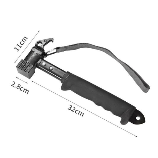 Outdoor Camping Tent Canopy Nail Hammer Multi-Function Nail Puller(YY02) by bashfashion
