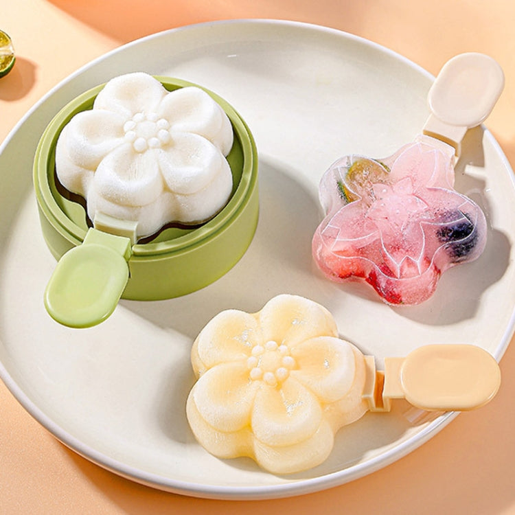 Homemade Dual Layer Ice Cream Mould Summer DIY Frozen Silicone Ice Box(Green) by bashfashion