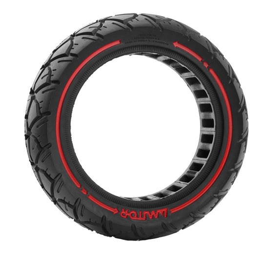 AIMITE 10 x 2.7-2.75 53.5 Card 255-70 Or 70 / 65-6.5 Scooter Universal Off-Road Tire(Red Line) by AIMITE