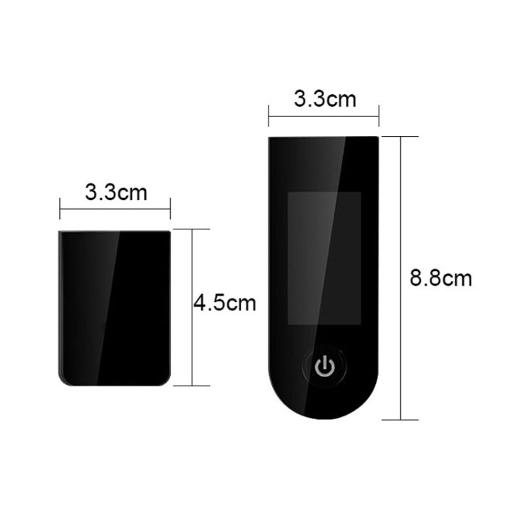For Xiaomi M365 Instrument Surface Cover With Double-sided Glue Display Panel Electric Scooter Accessories by bashfashion