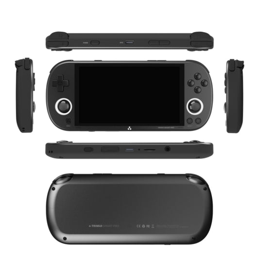 Trimui Smart Pro 4.96 Inch IPS Screen Handheld Game Console Open Source Linux System 128G(Black) by Trimui