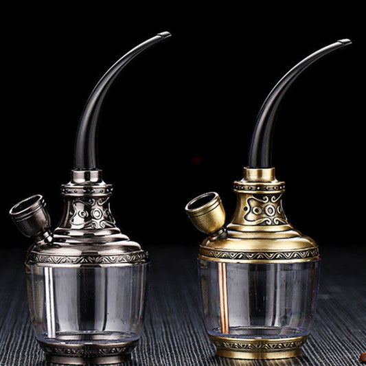 HENGDA HD-806 Dual Purpose Multifunctional Filtered Hookah With Long Hose(Black) by HENGDA