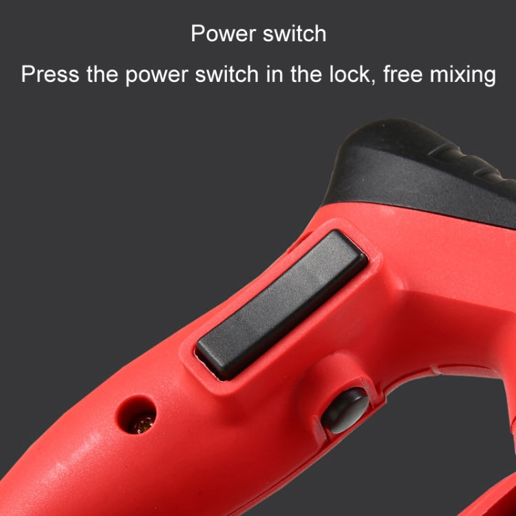 AOTUO 220V High Power Industrial Grade Electrical Mixer Handheld Concrete Paint Mixer(EU Plug Red) by AOTUO