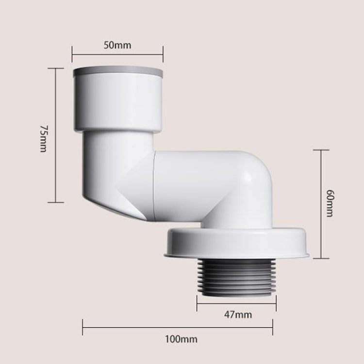 Wall Drain Pipe Seal for Washing Machine, Basin and Sink Drains by bashfashion