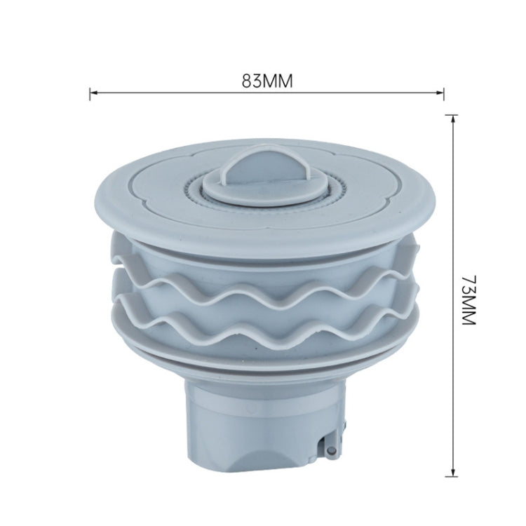 Silicone Sewer Pipe Deodorizing Seal Ring Sewer Seal Stopper For 75mm Pipe by bashfashion