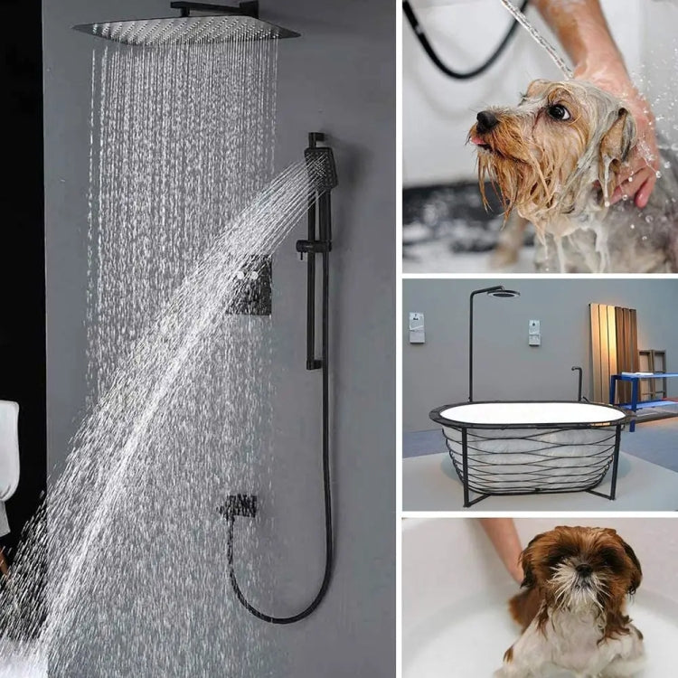 1.5m PVC Shower Hose Bathroom Flexible Explosion-proof Smooth Connector Water Pipe by bashfashion