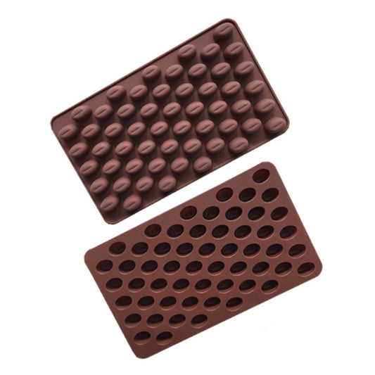 Mini Silicone Candy Chocolate Mold DIY Baking Tools(Chocolate Color) by bashfashion