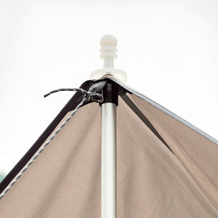 AOTU AT6525 Outdoor Camping Canopy Pole Thunder Cap Tent Support Pole Insulated Plastic Protective Hat, Color: Army Green by AOTU