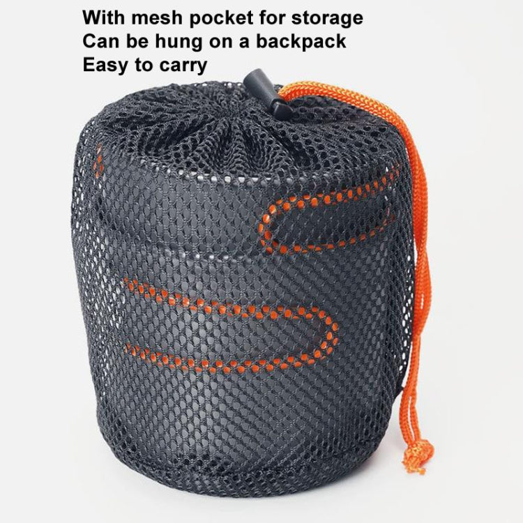 AOTU AT101 2 In 1 Outdoor Camping Cookware Picnic Portable Pot(Orange Handle) by AOTU