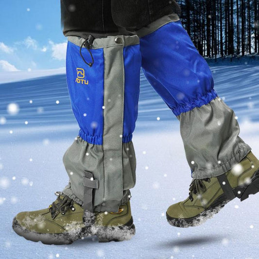 AOTU AT8901 1pair Outdoor Hiking Waterproof Snowproof Shoe Cover Hiking Desert Sandproof Foot Cover, Size: L Black by AOTU