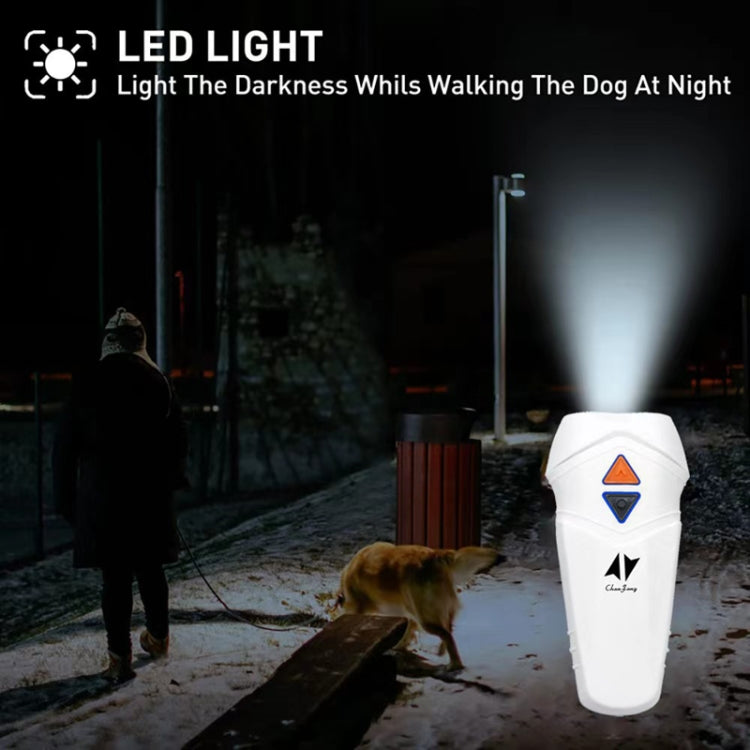 Chanfong Ultrasonic Handheld Dog Repeller Portable Dual Probe High Power Stop Barker(White) by Chanfong