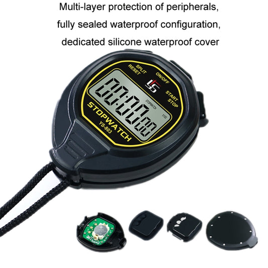 YS Competition Electronic Waterproof Stopwatch Timer(Black) by YS