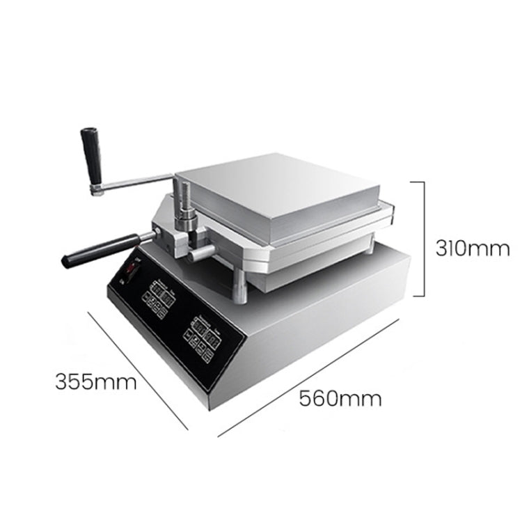 Japanese Paper Thin Seafood Cracker Pancake Machine US Plug 110V 2200W by bashfashion