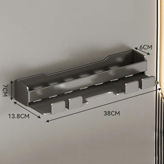 For Dyson Punch-free Curling Rod Storage Rack Bathroom Hairdressing Iron Hanger(Gray) by bashfashion