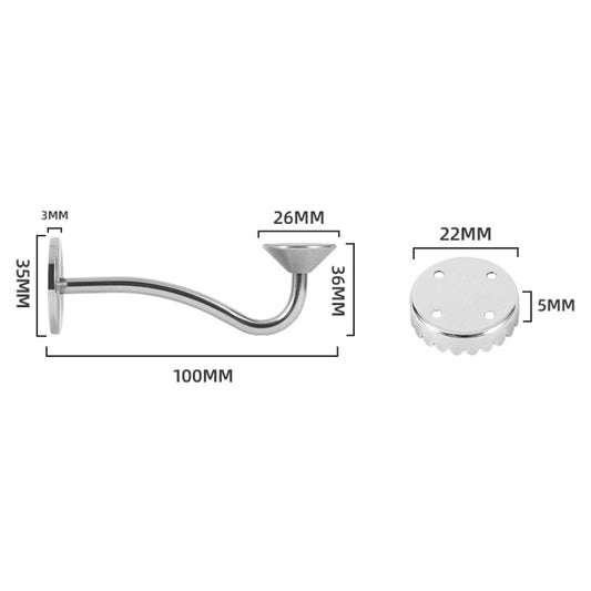 Bathroom Stainless Steel Magnetic Soap Holder Wall Mounted No Hole Soap Hanger(Nail-free Glue) by bashfashion