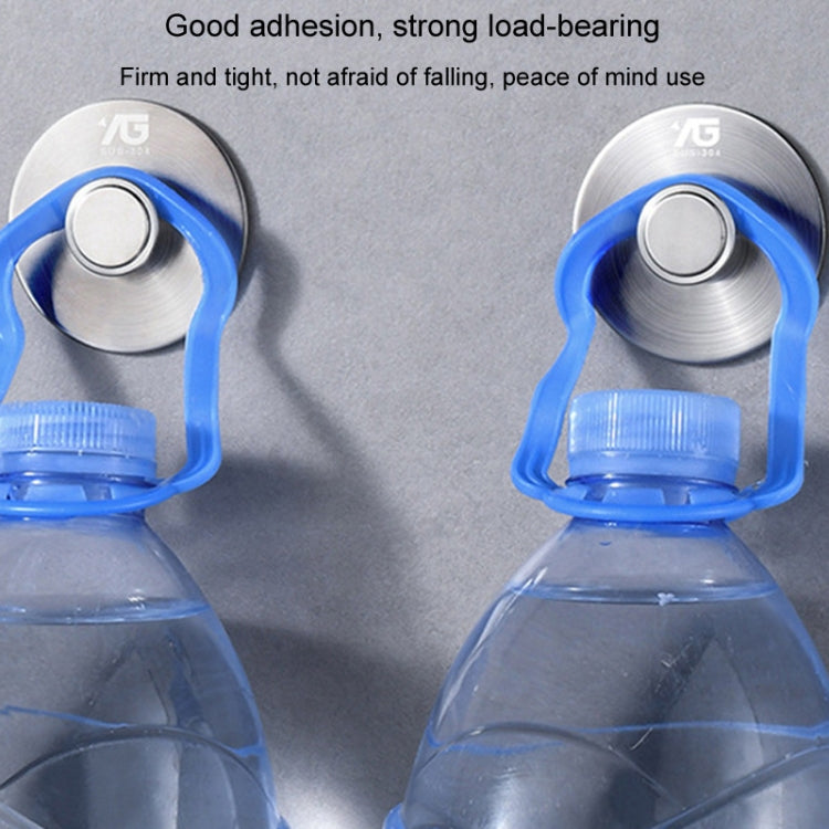 Bathroom Drainage Magnetic Soap Holder Punch-Free 304 Stainless Steel Soap Hanger(No Trace Adhesive) by bashfashion