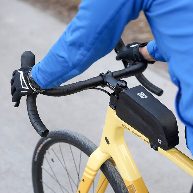 Rhinowalk K33 1.2L Outdoor Cycling Magnetic Waterproof Knob Fixed Bicycle Top Tube Bag(Blue) by Rhinowalk