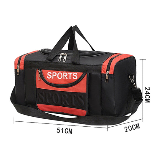 Simple Portable Shoulder Large Capacity Travel Bag Handheld Luggage Bag, Color: Small Black by bashfashion