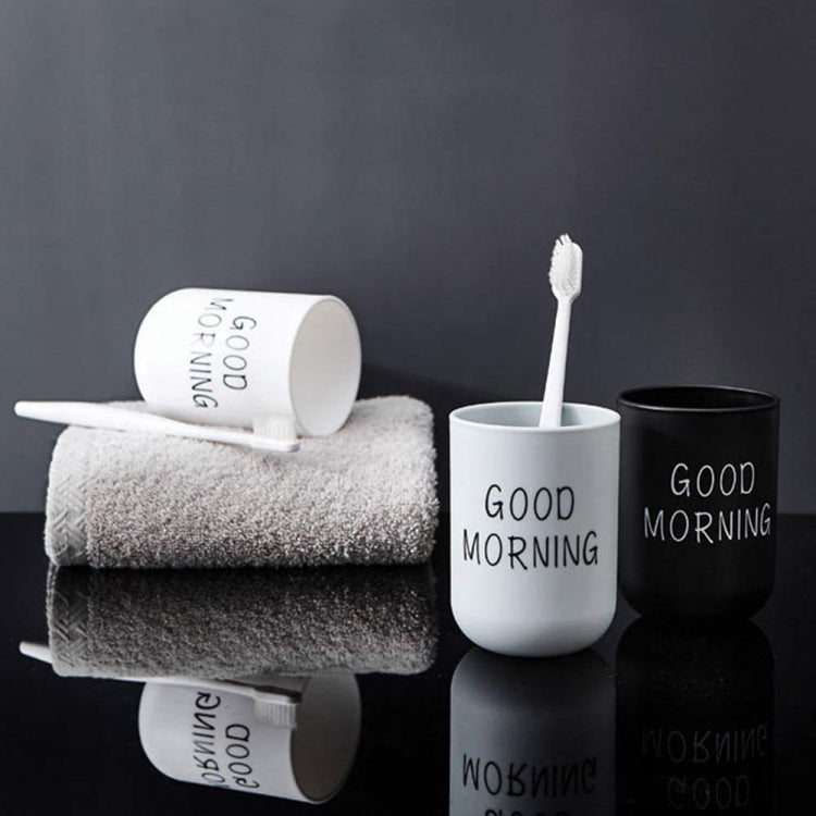 Household Handy Cleaning Mouthwash Cup Couple Washing and Brushing Cup(Black) by bashfashion