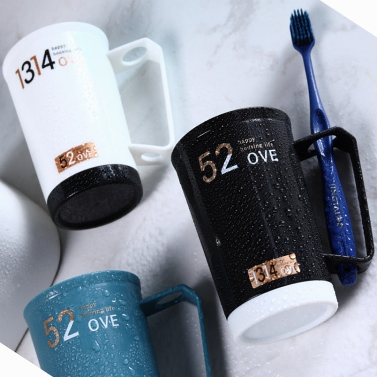 Thickened Wash Cup Home Couple Mouthwash and Brushing Cup(White) by bashfashion
