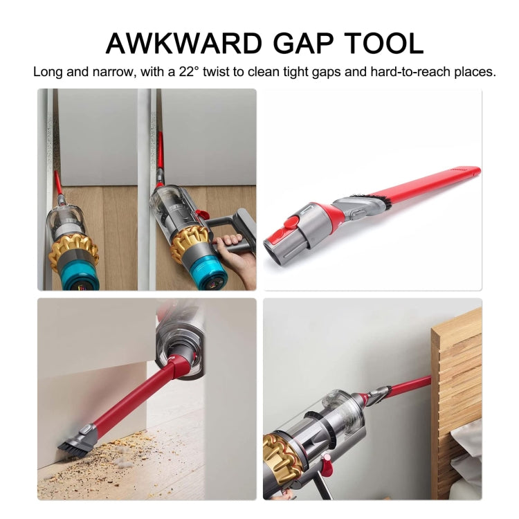 For Dyson V7 V8 V10 V11 V12 V15 Vacuum Cleaner Ultra-narrow Crevice Brush Tool by bashfashion