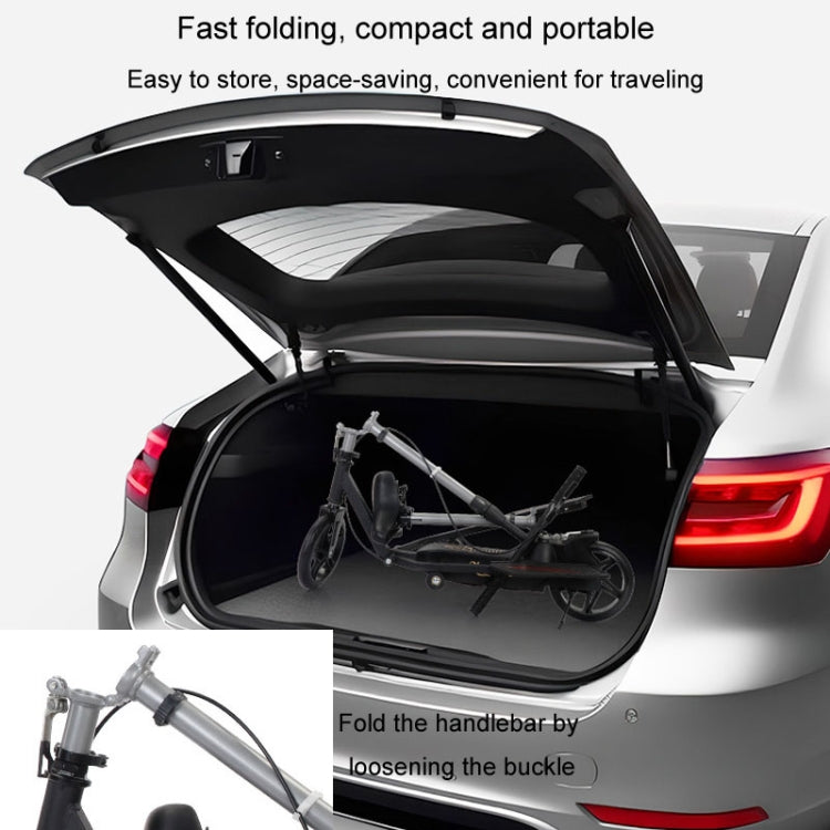 Adult Scooter Two-wheel Mobility Scooter Double Wing Pedal Bike, Model: Standard Black by bashfashion