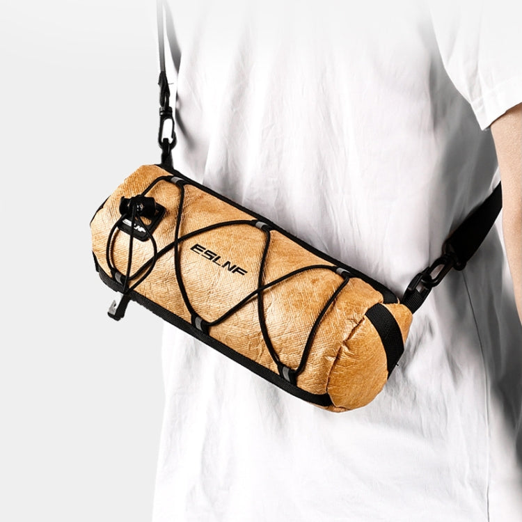 ESLNF Outdoor Large Capacity Bicycle Bag Mountain Bike Cycling Waterproof Satchel(Brown) by ESLNF