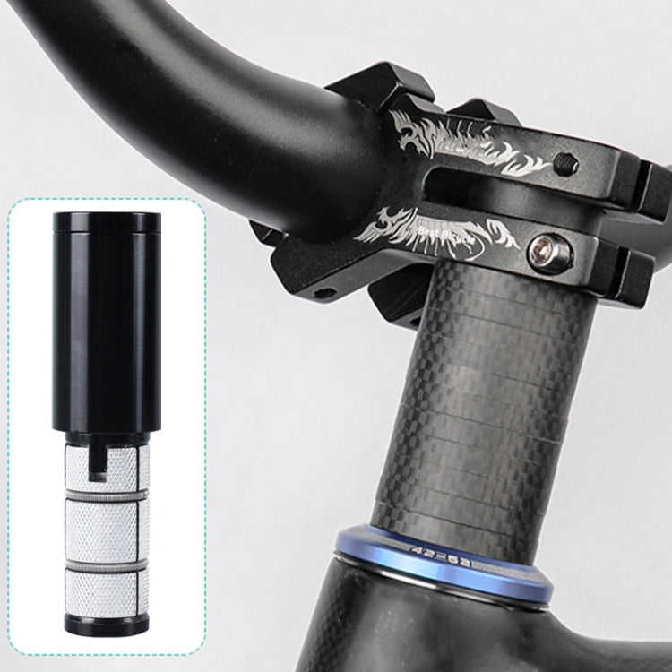 Bicycle Hidden Handlebar Lifter Mountain Bike Handlebar Riser Fork Tap, Style: Short by bashfashion