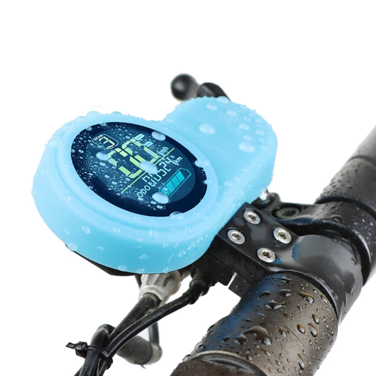 For KUGOO M4 AIMITE Scooter Dashboard Silicone Protective Case(Blue) by AIMITE