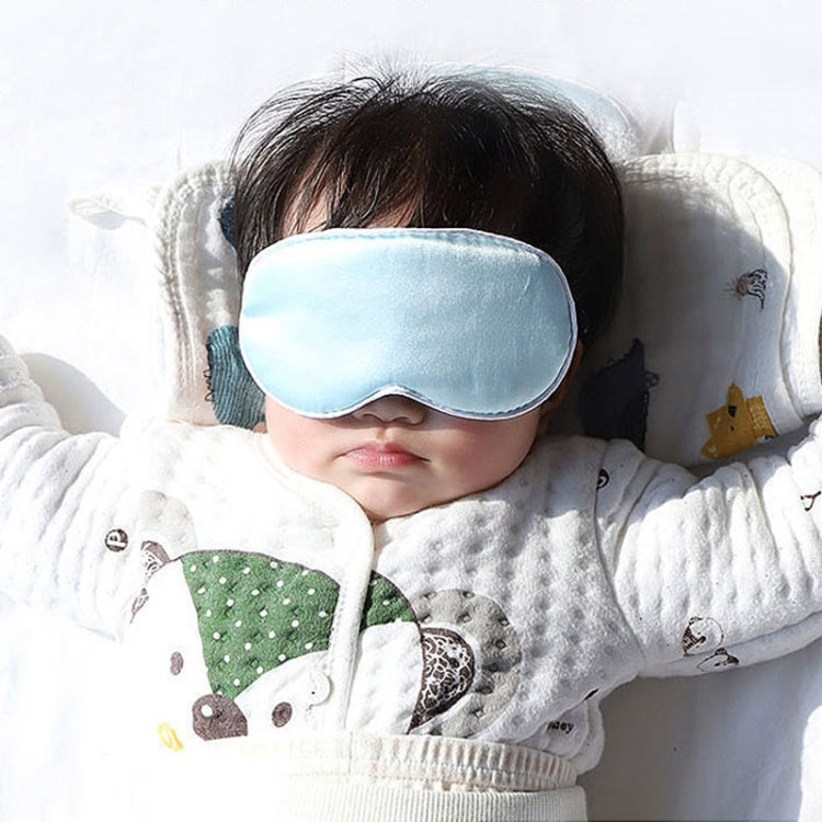 Baby Blackout Sun Eyeshade Baby UV Silk Mask(Blue) by bashfashion
