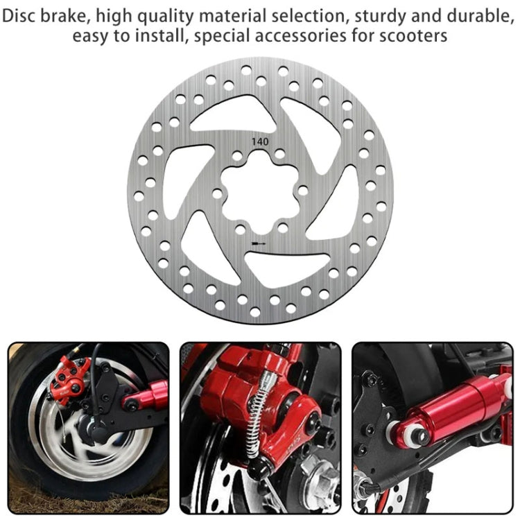 AIMITE For 10 inch KUGOO M4 Electric Scooter 140mm Brake Disc Rear Wheel Disc Pads by AIMITE