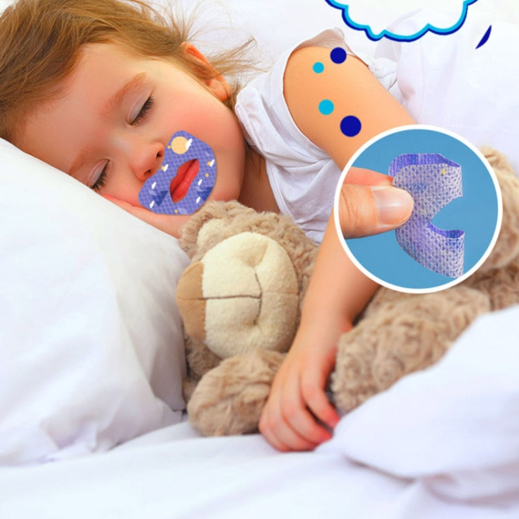 30pcs /Box Fawnmum Mouth Breathing Patch Night Stop Snoring Patch Anti-Snoring Closed Mouth Patch, Color: Children Purple by Fawnmum