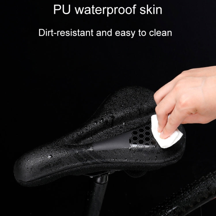 ESLNF Mountain Bike Saddle Cover Cycling Shock Absorbing Saddle Gear, Style: Honeycomb by ESLNF