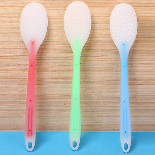 Meridian Points Gua Sha Patting Board Silicone Palm Massage Whacker, Style: Blue 38cm by bashfashion