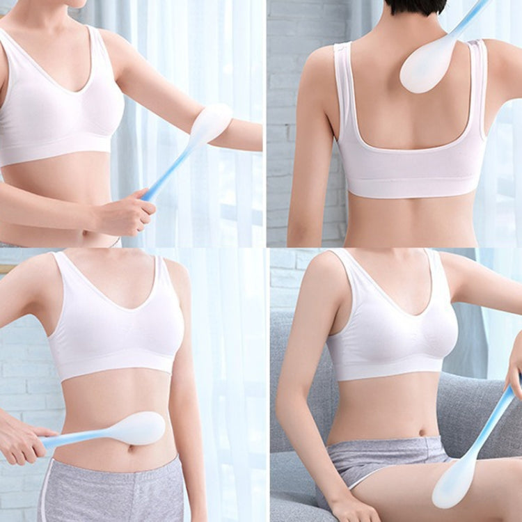 Meridian Points Gua Sha Patting Board Silicone Palm Massage Whacker, Style: Green 38cm by bashfashion