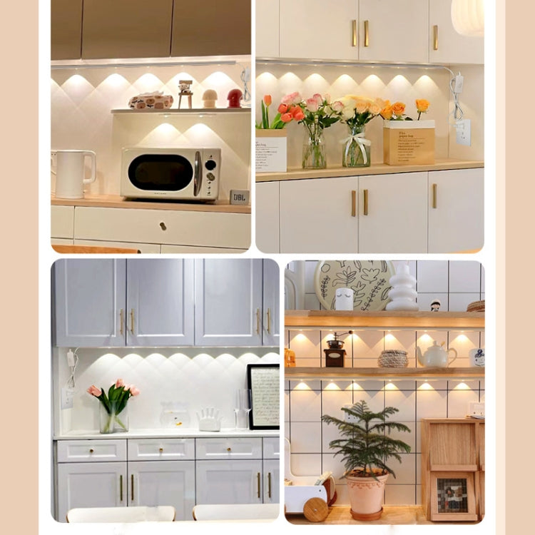 40cm 220V CN Plug Wardrobe Cabinet Lamp LED Light Bar With Button Switch(Warm White) by bashfashion