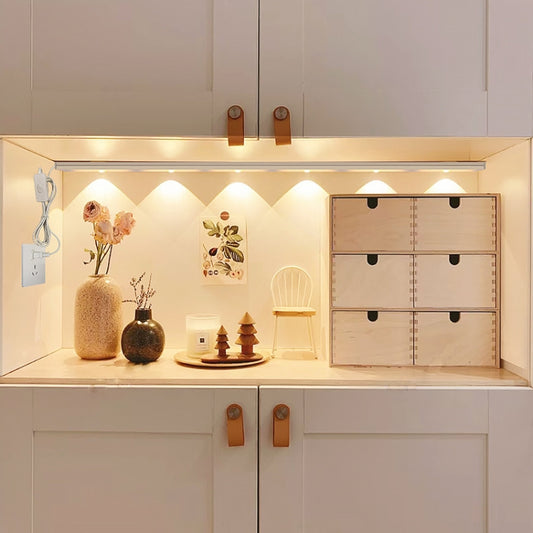 40cm 220V CN Plug Wardrobe Cabinet Lamp LED Light Bar With Button Switch(White) by bashfashion