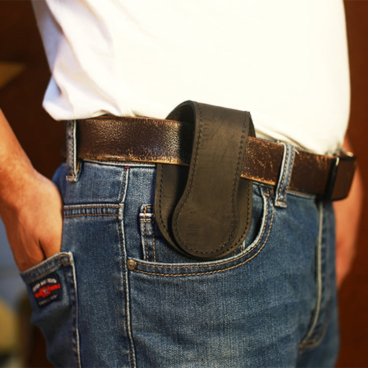 Coin Purse Portable Storage Leather Case Tool Bag(Black) by bashfashion