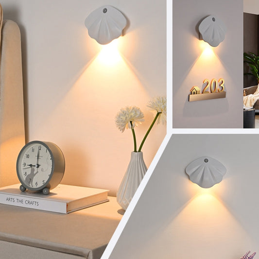 Magnetic Motion Sensor Wall Lamp Rechargeable LED House Number Light SE Version 500mAh(Black) by bashfashion