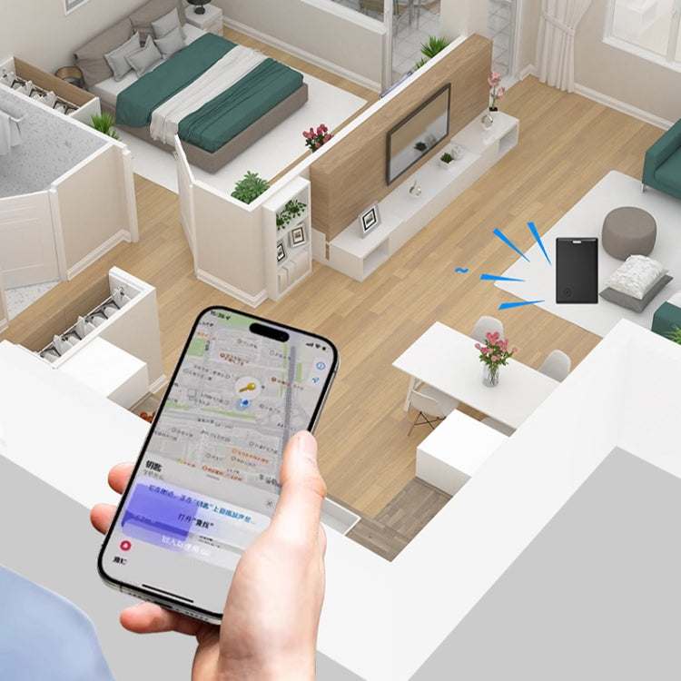 For Apple Series S11 Card-Type Positioning Smart Anti-Lost Device Locator by bashfashion