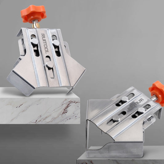 RUITOOL Woodworking Quick Splicing Positioner Stainless Steel Right Angle Fixing Clip, Model: Closed Type by RUITOOL