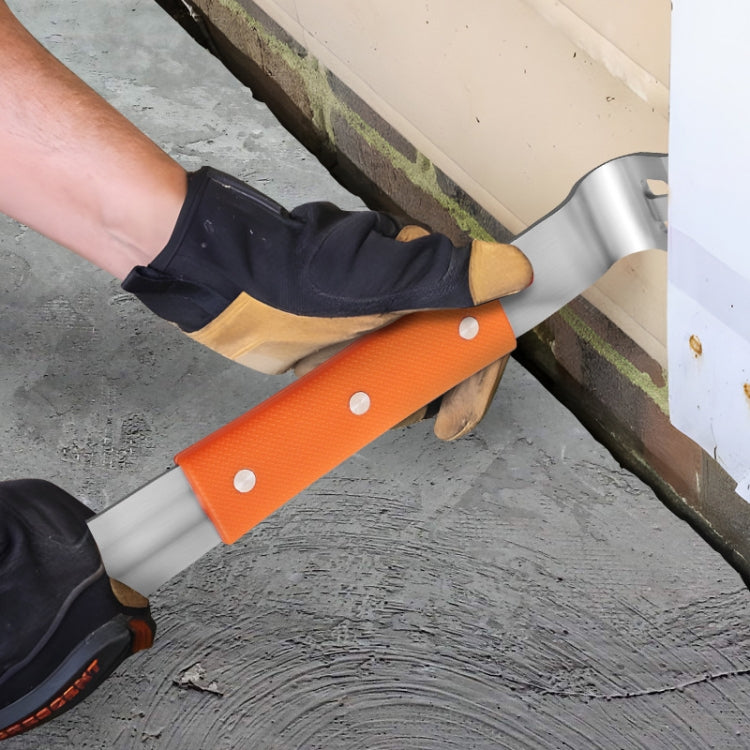 RUITOOL Stainless Steel Pry Bar Multi-Purpose Scraper Woodworking Decoration Non-Slip Nailer(Orange) by RUITOOL