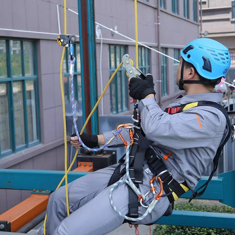 XINDA TPQ6608 High-altitude Work Protector Removable Self-locking Rope Grabber(Orange) by XINDA