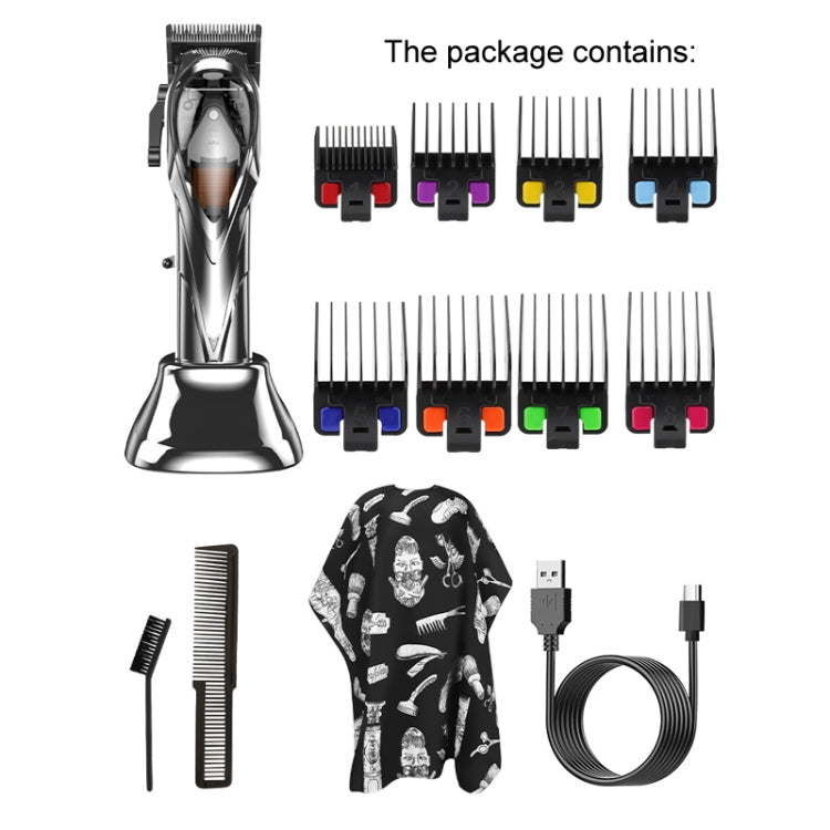 Rechargeable Magnetic Suspension High-speed Electric Hair Clipper(Gold) by bashfashion