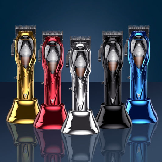 Rechargeable Magnetic Suspension High-speed Electric Hair Clipper(Gold) by bashfashion