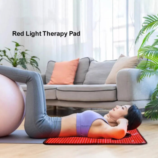360 LED Beads Red Light Physical Therapy Waist Pad Infrared Fitness Light Therapy Pad US Plug by bashfashion