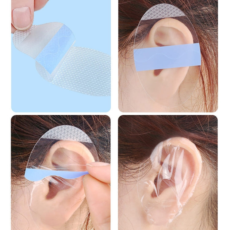 20pcs /Pack Oval Small PU Film Silicone Gel Waterproof Breathable Ear Patch by bashfashion