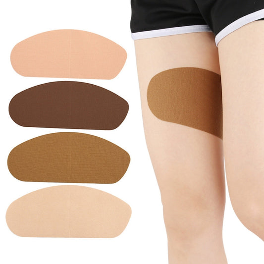 10pcs /Pack Invisible Thigh Stickers Sweat-proof and Friction-proof Thigh Pressure Relief Patches, Color: Earthy Yellow Stretch Fabric by bashfashion