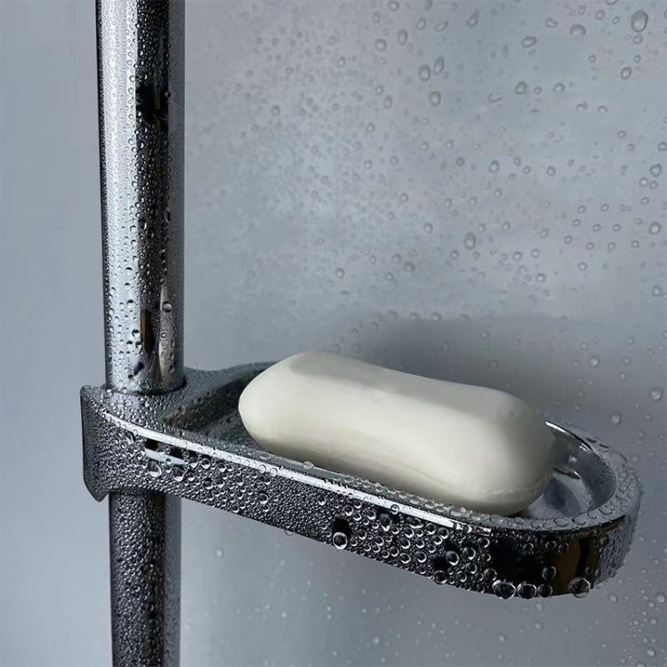 Household Bathroom Shower Soap Holder Laboratory Drainage Organizer, Style: Glossy by bashfashion